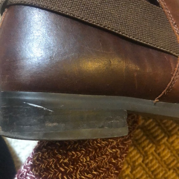 Lauren Ralph Lauren brown leather ankle booties - Picture 7 of 7